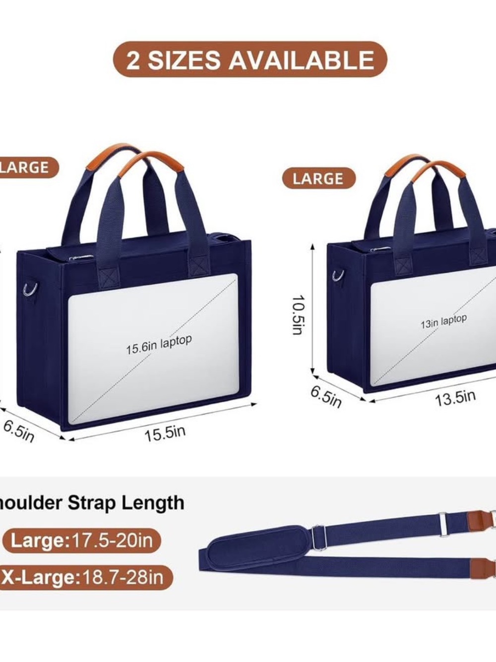 Computer/ Laptop Tote bag - Picture 3 of 10